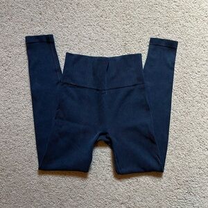 Navy blue spanx seamless leggings